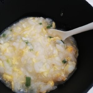 風邪をひいた時に 卵おかゆ レシピ 作り方 By まめもにお 楽天レシピ